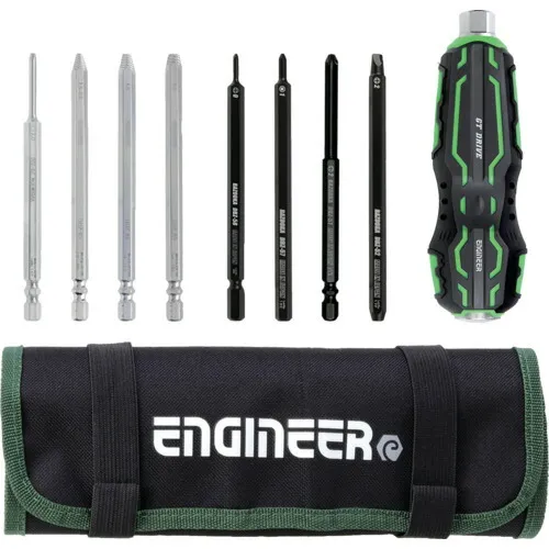 ENGINEER 合体工具 4点セット DXZ04 手作業工具 ドライバー 六角棒レンチ インパクトドライバー(手動)(代引不可)【送料無料】