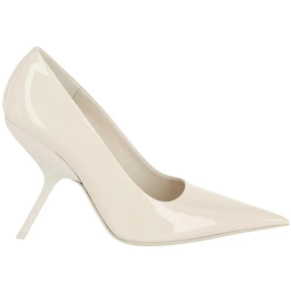 Ferragamo フェラガモ レディース スニーカー Ferragamo Eva X5 Pantent Leather Pumps White (Women's) 【サイズ US_7.5(24.5cm)】