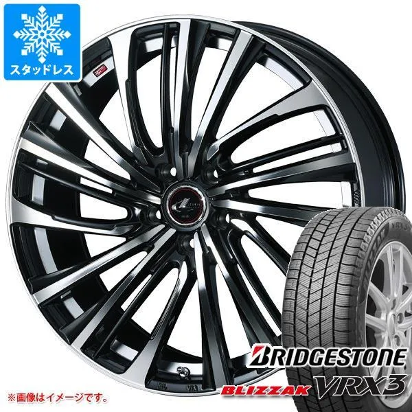 スタッドレスタイヤ ブリヂストン ブリザック VRX3 225/45R19 92Q レオニス FS 7.5-19
