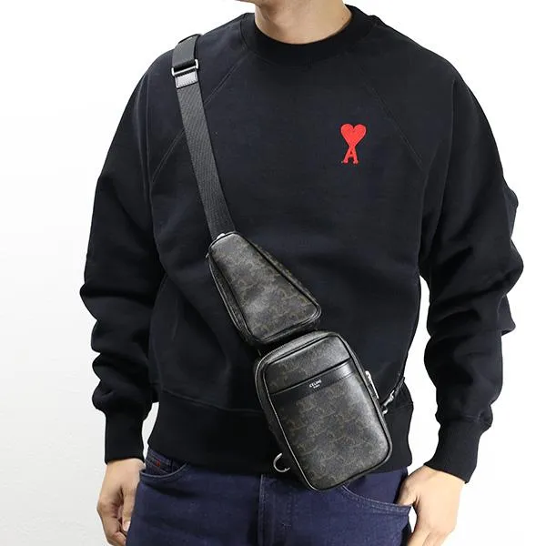 CELINE セリーヌ MULTI POCKET BAG ボディバッグ マルチポケットバッグ トリオンフキャンバス クロスボディ ロゴ 鞄 メンズ 111632EU1 38SI