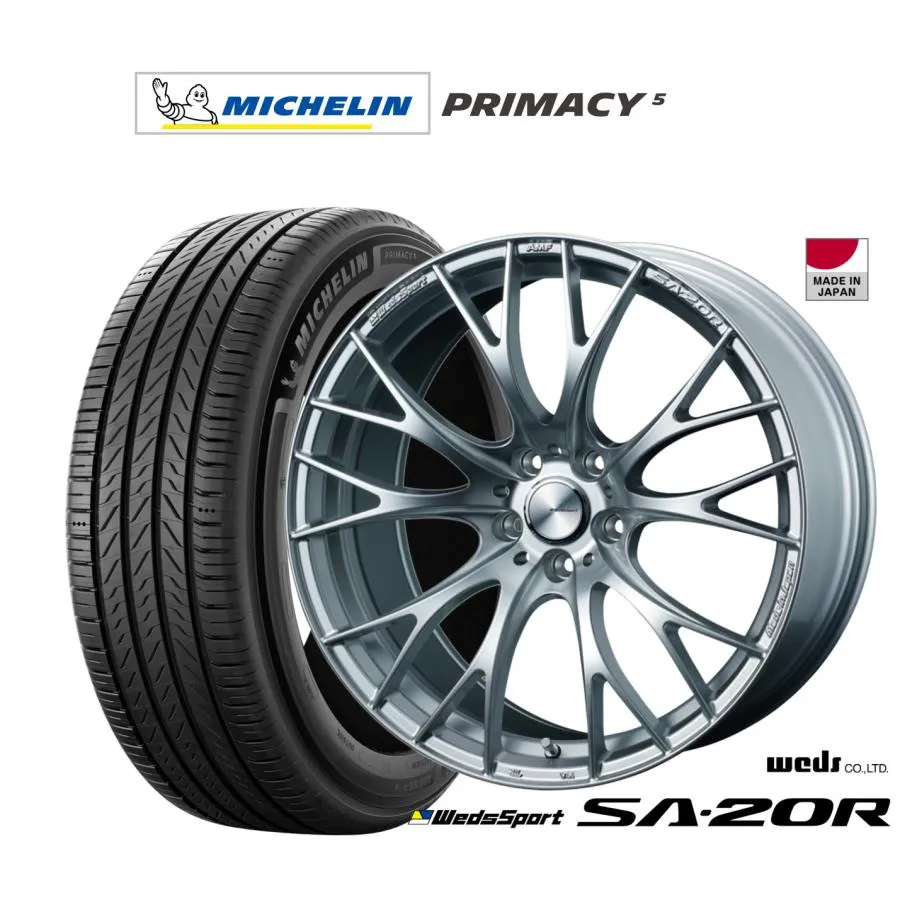 サマータイヤ ホイール4本セット ウェッズ ウェッズスポーツ SA-20R ミシュラン プライマシー プライマシー5 245/50R20