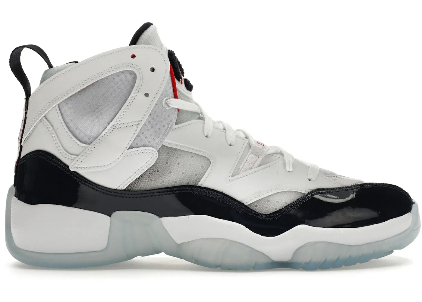 ナイキ ジョーダン ジャンプマン 白色 ホワイト 紺色 ネイビー 赤 レッド スニーカー メンズ JORDAN JUMPMAN TWO TREY USA / WHITE NAVY UNIVERSITY RED