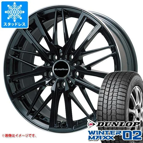VW T-クロス C1DKR用 スタッドレス ダンロップ ウインターマックス02 WM02 205/60R16 92Q ユーロアクシス ガヤ W5