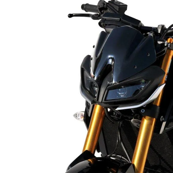 HY02Y22-47 HY02Y22-XX アルマックス ERMAX ハイパースポーツ スクリーン 22cm 17年-20年 MT-09 FZ-09 サテンブラック JP店