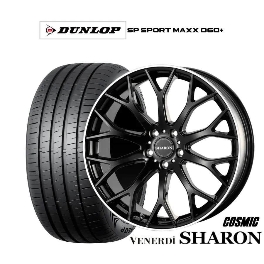 サマータイヤ ホイール4本セット コスミック ヴェネルディ シャロン ダンロップ SP SPORT MAXX 060+ 245/45R19