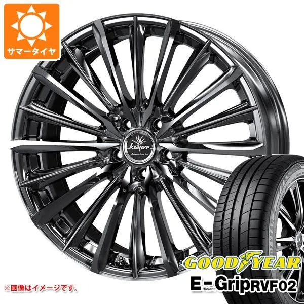 サマータイヤ 245/40R19 98W XL グッドイヤー エフィシエントグリップ RVF02 クレンツェ ヴィルハーム 225エボ 8.0-19