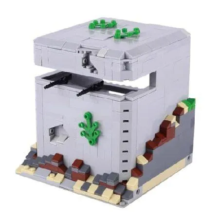 Jeamoc WW2 Military Fort Building Block Set, 300+ Pcs Parts Military Fortress Building Bricks Construction, Compatible with Lego WW2 Set