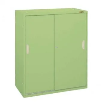 サカエ 工具管理ユニットSK型 引き違い扉タイプ 900×450×1050mm グリーン SK-10SN