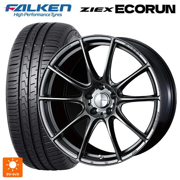 送料無料 サマータイヤホイールセット 215/55R17 98W XL ファルケン ジークス ZE310R エコラン ウェッズ ウェッズスポーツ SA