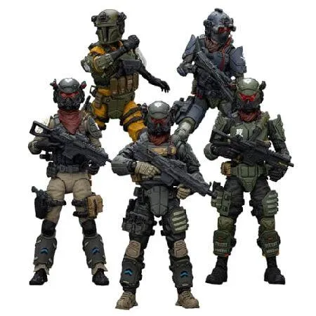 JOYTOY Action Figure 1/18 Dark Source Stellar Scar Assault Team 5PCS Collection Models Birthday Gifts Pre-Order