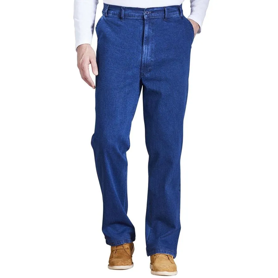 【並行輸入品】Chums | メンズ | ハイライズデニム伸縮性ストレッチコットンジーンズ |, ブルー, 40W x 29L Chums |
