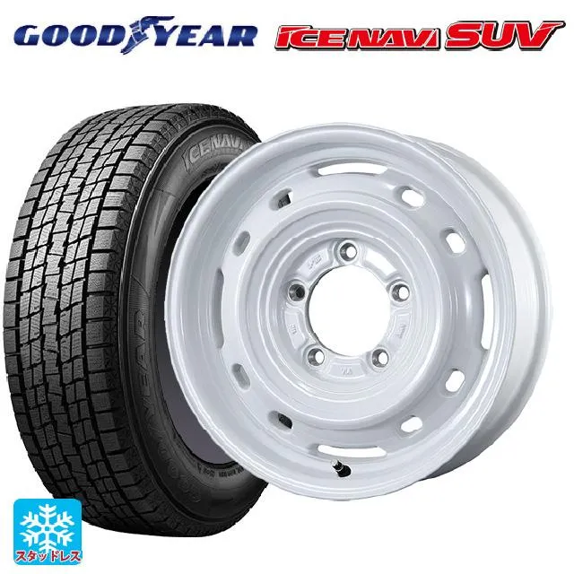 送料無料 スタッドレスタイヤホイール 4本セット 225/70R16 103Q グッドイヤー アイスナビ SUV トピー ランドフット XFG 16-
