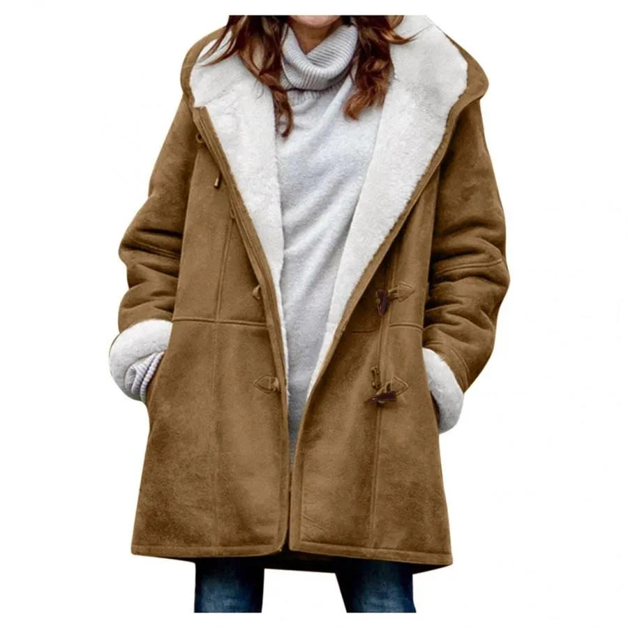 【並行輸入品】melupa Winter Warm Sherpa Lined Coats Jackets for Women Plus Siz