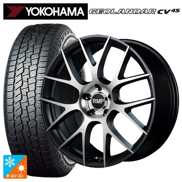 送料無料 オールシーズンタイヤホイール 4本セット 225/55R18 98V ヨコハマ ジオランダー CV 4S G061 正規品 エムアイディー