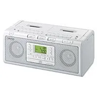 【中古】CDラジオカセットコーダー CFD-W77 W