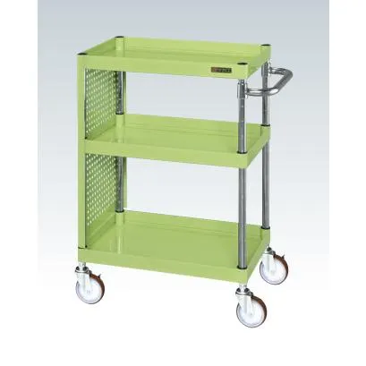 【ポイント5倍】【直送品】 サカエ CSパールワゴン(中量タイプ・全面パンチングパネル付) CSP-6083ZPNU (324844) 【大型】