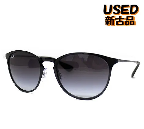 【新古品】 Ray Ban レイバン RB3539 002/8G 54 サングラス ERIKA METAL メタル エリカ ブラック グレー グラディエント 正規品 メンズ レディース ユニセックス  未使用品 店頭展示品 【送料無料】