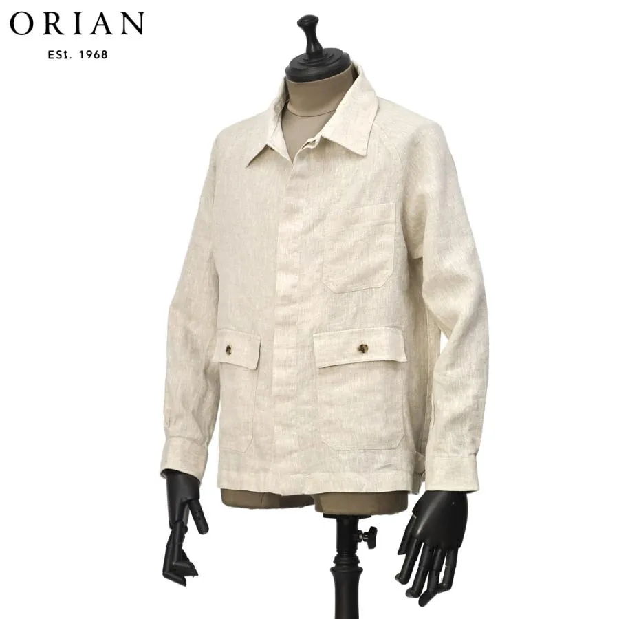 ORIAN【オリアン】カバーオール チョアジャケット RARMY 02U503 12 リネン ベージュ