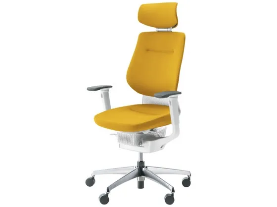 【レビュー投稿で100円OFFクーポン】【メーカー直送】イング クッション背座黄 肘有 Vキャスター CRGA3215E1G41SVN【代引不可】【組立・設置・送料無料】肘付き 固定肘タイプ 布張りチェア オフィスチェア オフィス家具