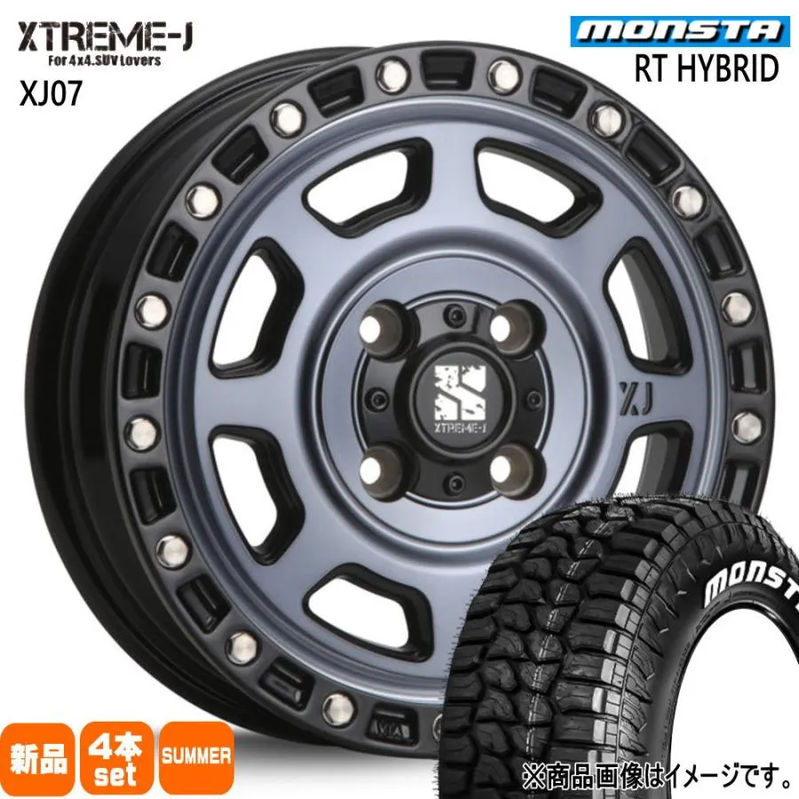 165/65R14 83S XL モンスタ RT HYBRID 夏用 サマータイヤ XTREME-J XJ07 ハスラー デリカミニ4WD アゲトラ  14インチ