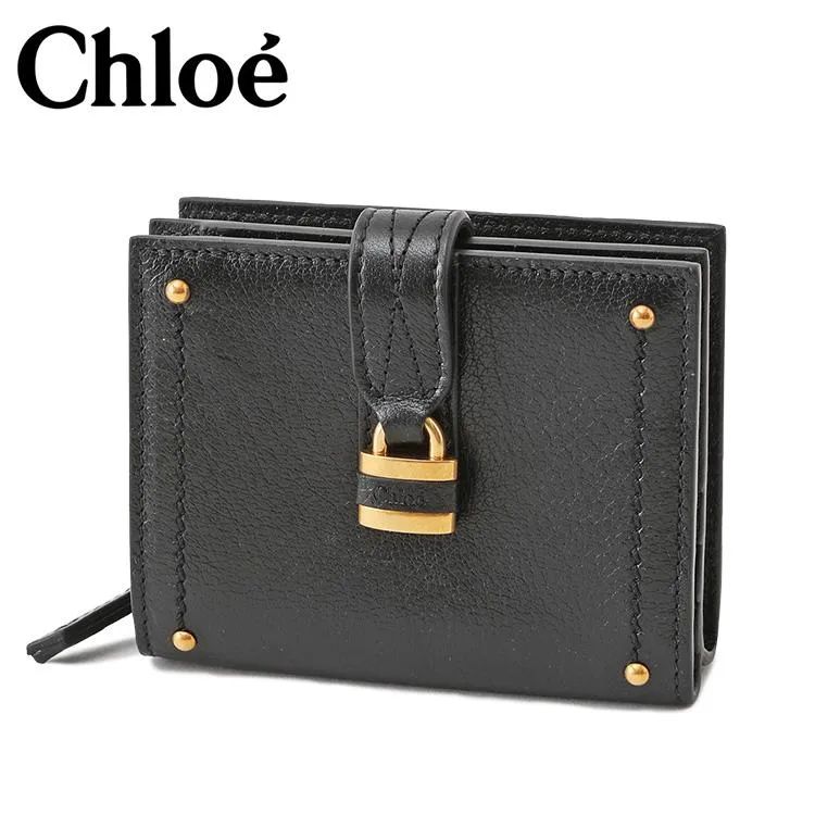 クロエ CHLOE パディントン スクエアウォレット Black CH26SP916O37-001