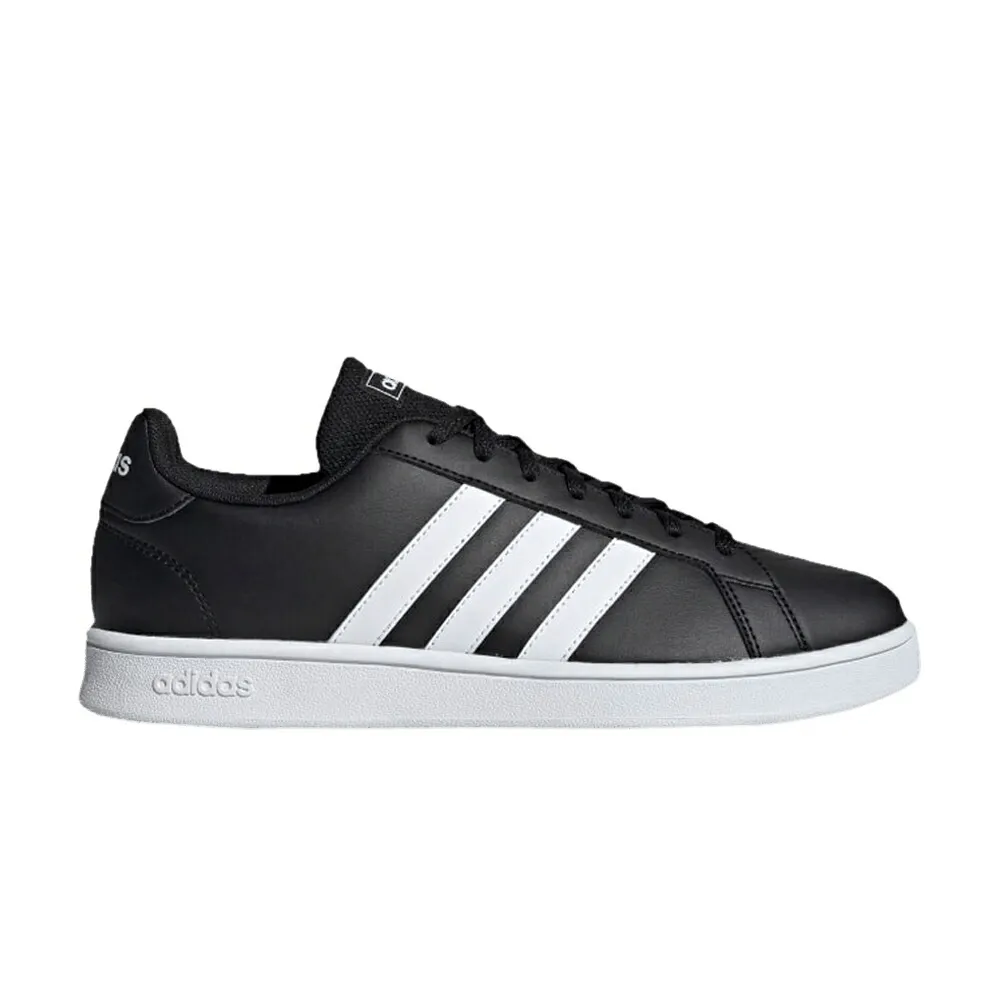 アディダス グランド コート コア 黒色 ブラック 白色 ホワイト BLACK スニーカー メンズ ADIDAS GRAND COURT BASE / CORE BLACK CLOUD WHITE CLOUD