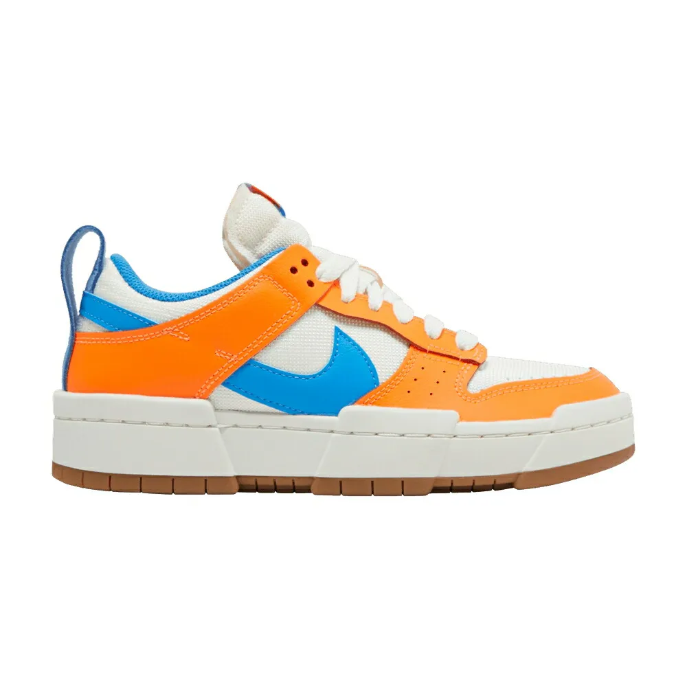 ナイキ ダンク 橙 オレンジ ダンクロー UPA スニーカー レディース NIKE WMNS DUNK LOW DISRUPT / SAIL TOTAL ORANGE GUM MEDIUM
