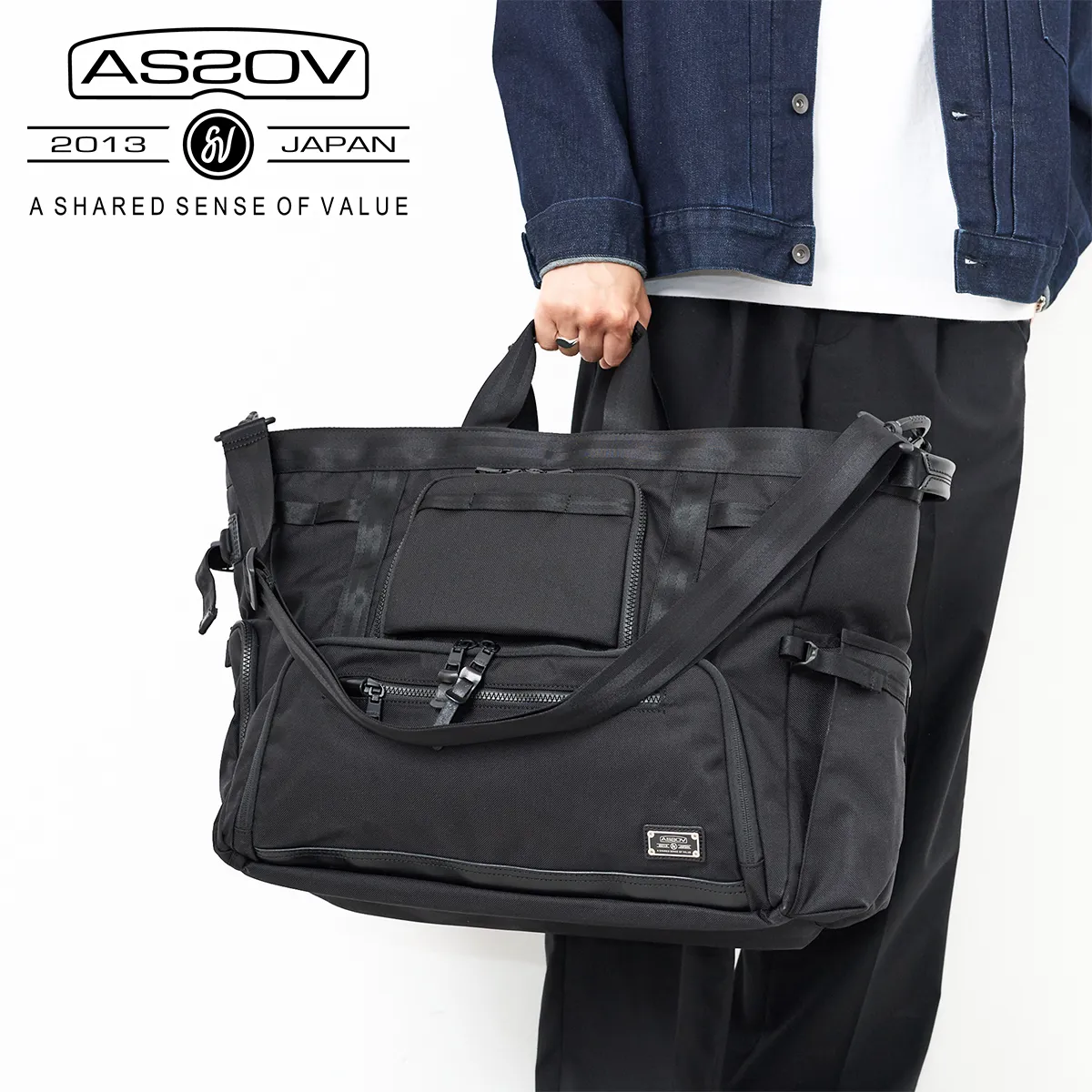 アッソブ 3プレゼント付 AS2OV アッソブ EXCLUSIVE BALLISTIC NYLON BOSTON TOTE 152218
