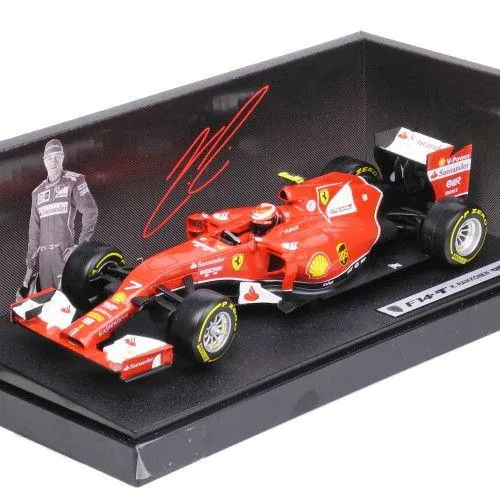 マテル 1/18スケール フェラーリ F1 2014 F14T #7 K.ライコネン ドライバー付 MT BLY68