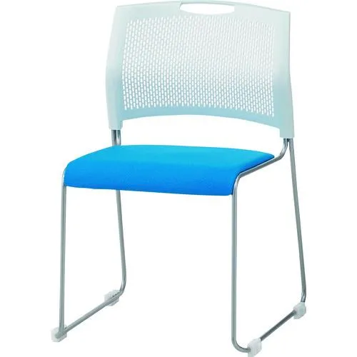 (送料別途)(直送品)TOKIO スタッキングチェア NSW-T10 クリアブルー NSW-T10-CB