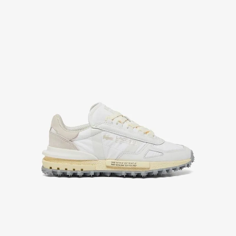 【クラシック】【ワニ】LACOSTE 24FW ラコステ スニーカー W ELITE ACTIVE 224 3 SFA WHT/LT YLW 48SFA0075-2H8 レディーススニーカー