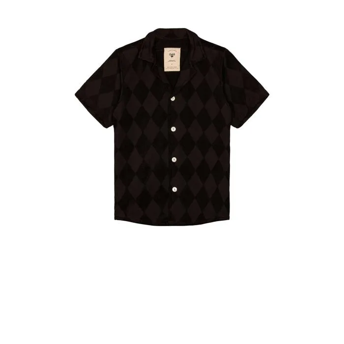 Oas 【 Black Diamond Shirt Men Black Diamond 】 黒色 ブラック ダイヤモンド メンズ 黒色 ブラック ダイヤモンド