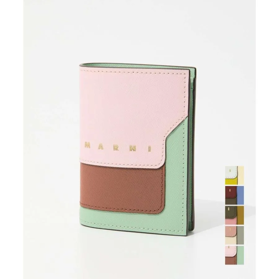 マルニ MARNI BIFOLD W/COIN PURSE サフィアーノレザー 二つ折りウォレット PFMOQ14U28 LV520 二つ折り財布 レディース 財布 爆買