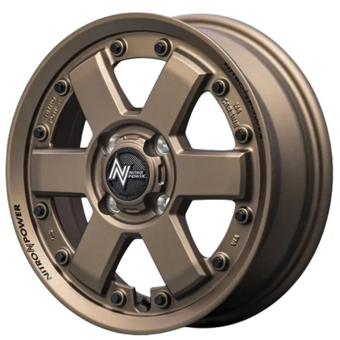 業販品 BRIDGESTONE BLIZZAK WZ-1 165/60R14 75Q NITRO POWER M6 CARBINE ダークブロンズ 14インチ 4.5J+45 4H-100 冬用 4本