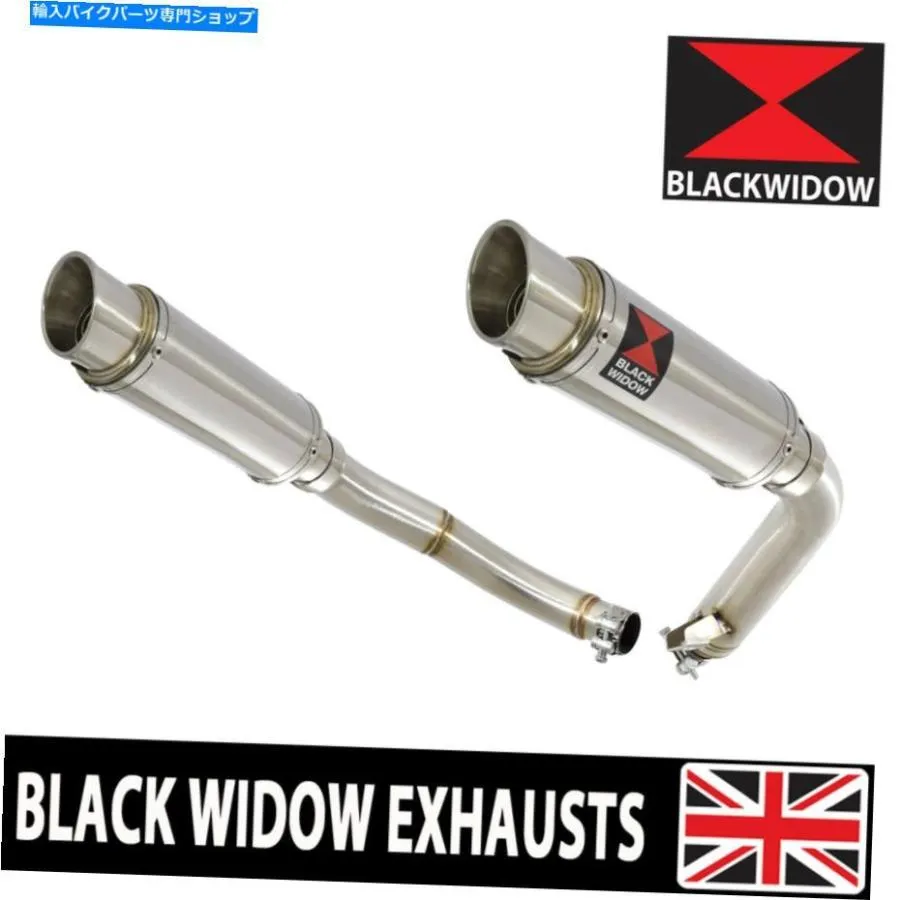 クロームパーツ CBF 1000 2006-2011ツイン排気サイレンサー230mm GPラウンドステンレス230SR CBF 1000 2006-2011 Twin Exhaust Silencers 230mm GP Ro