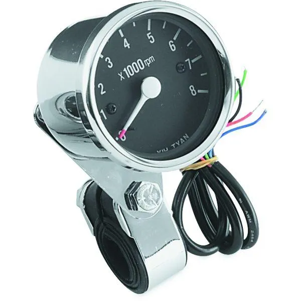 【USA在庫あり】 bkc493374 Bikers Choice Big Twin \u0026 XL Electronic Mini Tachometer 8000 RPM Black Face 2 1/2 Inch SP店