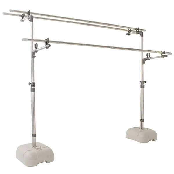 屋外用物干しスタンド/洗濯物干し台 スタンド単品 〔ブローベース付き〕 高さ105〜170cm[21]