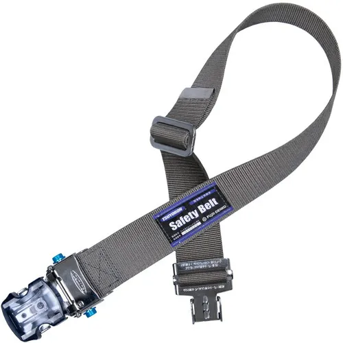 TSUYORON ( 藤井電工 ) 胴ベルトのみ アジャスト付きワンタッチバックル シルバー Mサイズ 幅50×長さ1200MM ( TUBAJOTNSL1MBP ) 藤井電工(株) 【メーカー取寄】