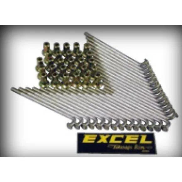 EXCEL RIM エキセルリム スーパーバイカーズキット補修用 スポーク・ニップル セット RMX250S SUZUKI スズキ ホイール関連 足回り