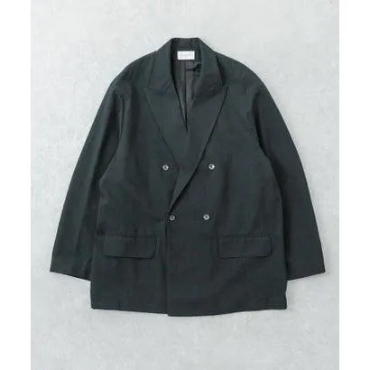 アーバンリサーチ URBAN RESEARCH new basic HIGH TWIST WOOL W JACKET （ブラック）