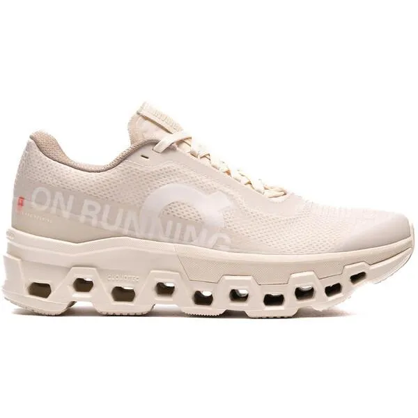 On オン メンズ - スニーカー On Running Cloudmonster 2 Invincible Ivory White 【US_10.5(28.5cm) 】