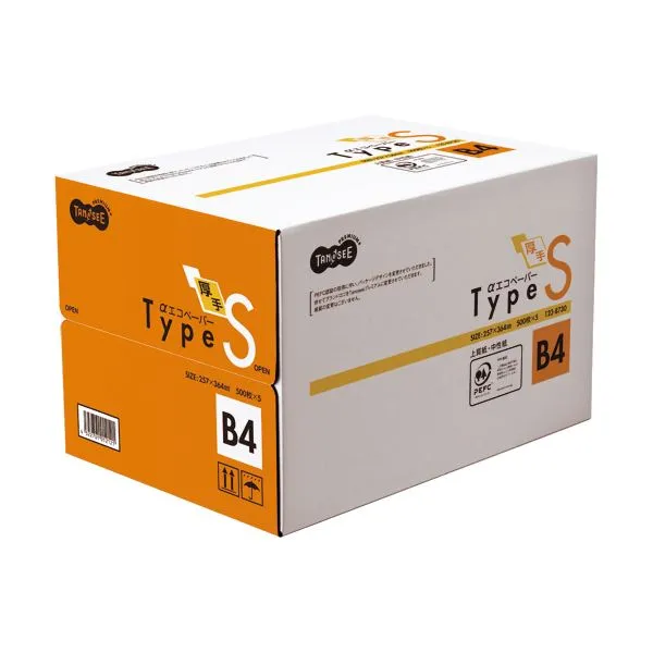 TANOSEE タノシー（大塚商会)  αエコペーパー タイプSB4 1箱(2500枚:500枚×5冊) 【×2セット】  【 セット販売 まとめ買い 割引 】 プリンター OA プリンタ用紙