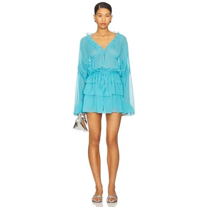 Sndys 【 X Revolve Bali Dress Women Turquoise 】 ドレス レディース