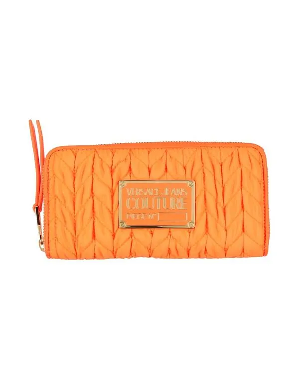 ヴェルサーチ レディース レザー小物 財布 VERSACE JEANS COUTURE 財布 Orange オレンジ