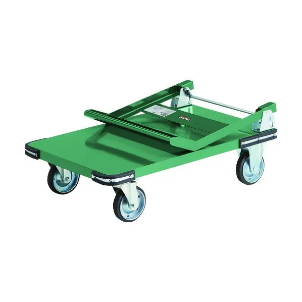 トラスコ(TRUSCO) 鋼鉄製運搬車 折りたたみ式 900X600 Φ150プレス車 PHO-2 1台