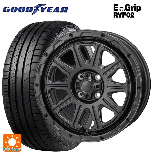 送料無料 サマータイヤホイールセット 185/55R16 83V グッドイヤー エフィシェントグリップ RVF02 ジャパン三陽 ハイブロック レグル