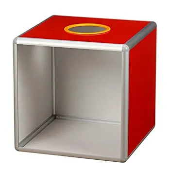 【中古】(FUPUONE) 抽選箱 抽せんボックス 大中小 投票箱 くじ引き 中が見える 3サイズ 中型 (25cm)
