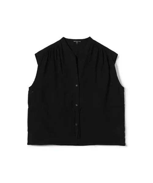 ブラウス シャツ コットンシルクサッカー スリーブレスブラウス WSHS3116 レディース