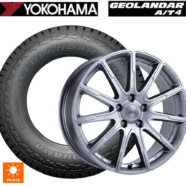 トヨタ クラウンエステート()用 235/60R18 107H XL ヨコハマ ジオランダー AT4 G018 ブラックレター 正規品 ラ・ストラーダ