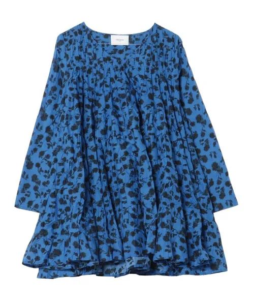 ワンピース Merlette / SOLIS PRINT(フラワープリントロングスリーブワンピース)